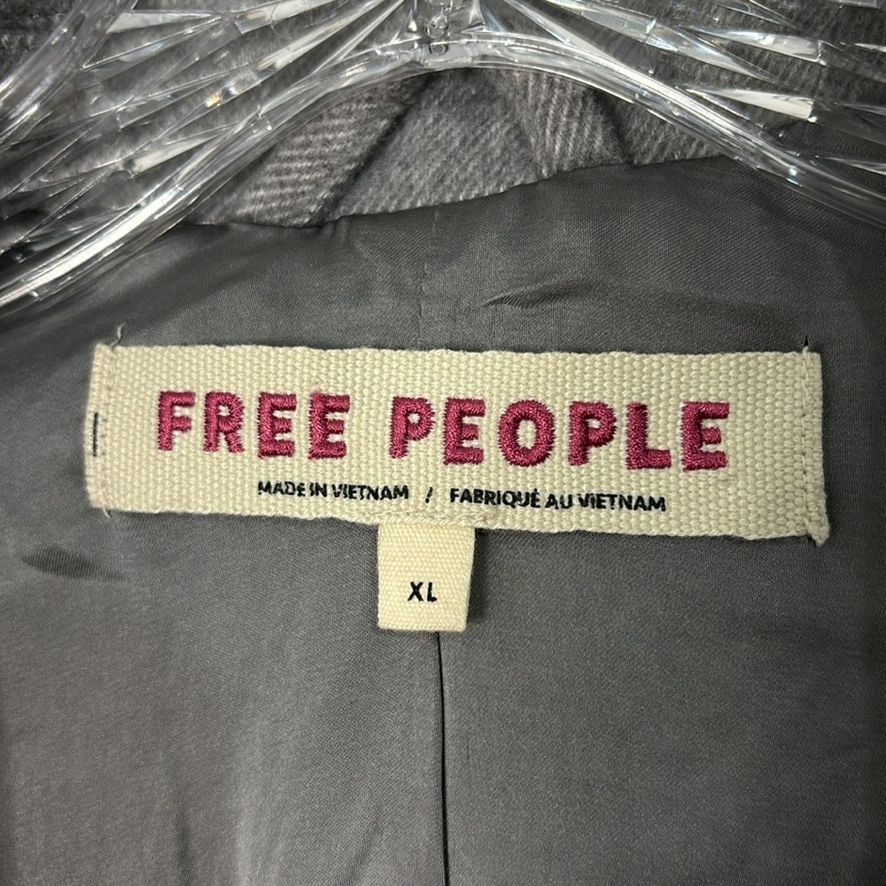 Free People Hannah Oversized Blazer Jacket Size XL - Picture 2 of 6